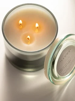 Velas Perfumadas|Jarrones></noscript>Bloomingville Vela perfumada de tres mechas Statement Jazmín y rocío marino salado