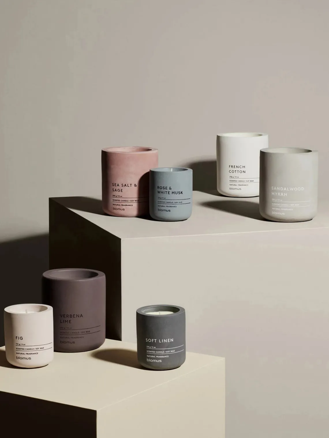 Velas Perfumadas|Jarrones>blomus Vela perfumada Fraga (sal marina y salvia)