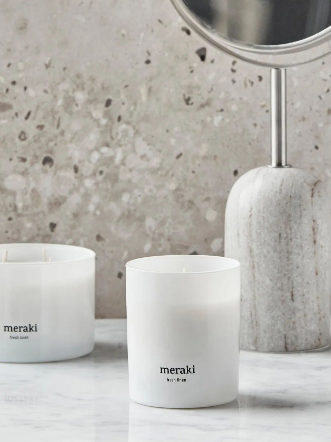 Outlet Vela perfumada Fresh Linen (jazmín & rosa) Velas Perfumadas|Jarrones