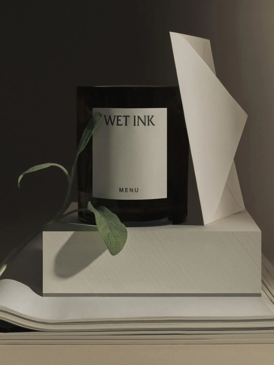 Velas Perfumadas|Velas Y Candelabros>Audo Copenhagen Vela perfumada Olfacte Wet Ink Menta, pomelo y cannabis