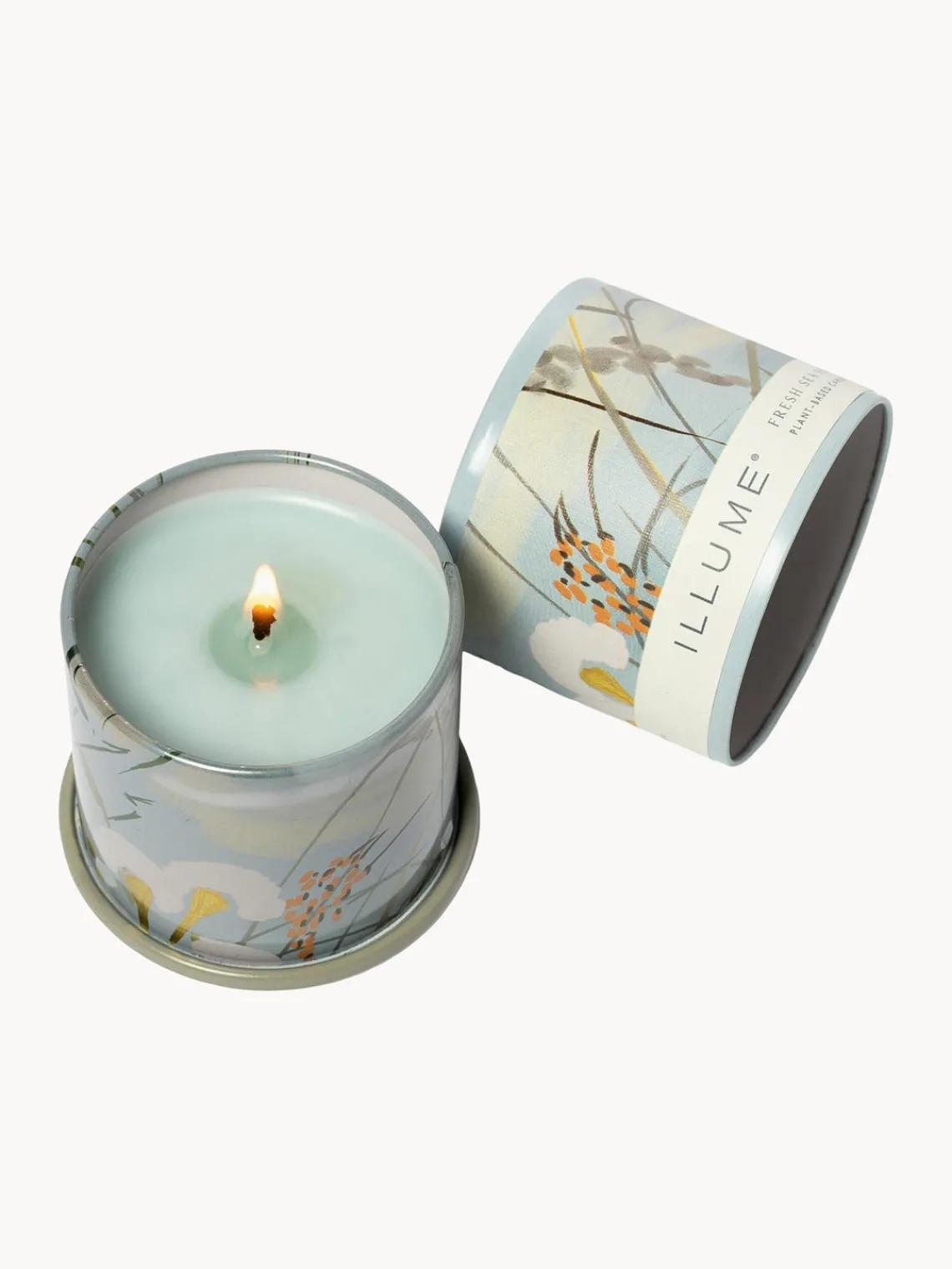 Velas Perfumadas|Jarrones>Bloomingville Vela perfumada Vanity Tin Jazmín y rocío marino salado