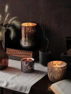 Velas Perfumadas|Jarrones>Bloomingville Vela perfumada Vanity Tin (madera de cedro, gamuza & ámbar) Madera de cedro, gamuza y ámbar