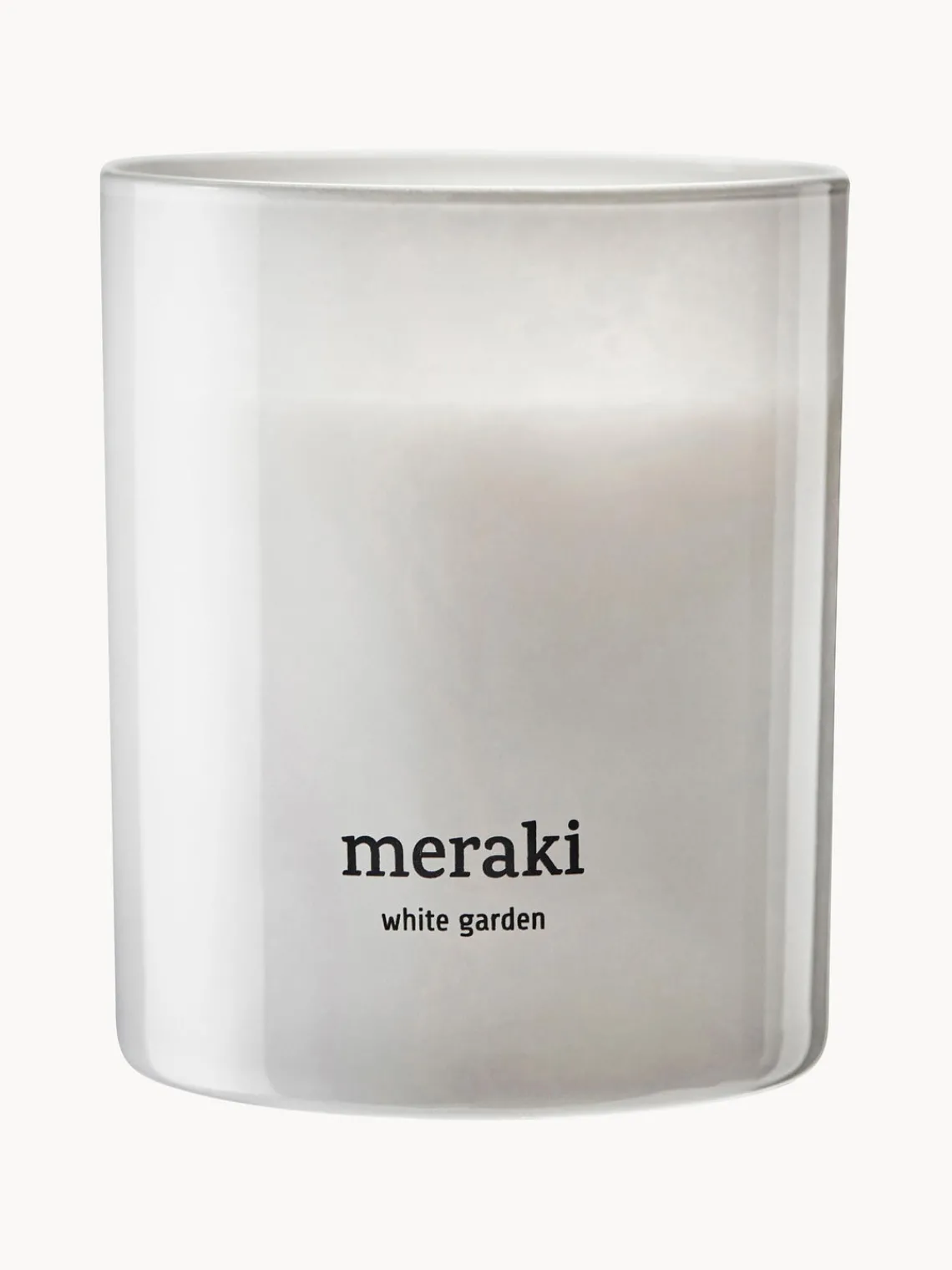 Velas Perfumadas|Jarrones>Meraki Vela perfumada White Garden (ciclamen y jazmín) Blanco