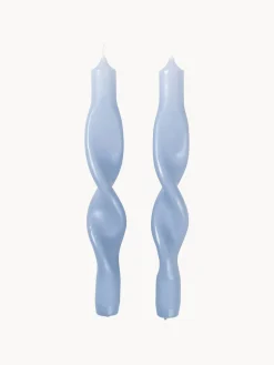 Velas Decorativas|Jarrones>Broste Copenhagen Vela sumergida Twist 45800443 Azul
