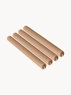 Velas Decorativas|Jarrones> Velas candelabro Classic, 4 uds. Beige