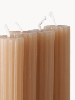 Velas Decorativas|Jarrones> Velas candelabro Classic, 4 uds. Beige