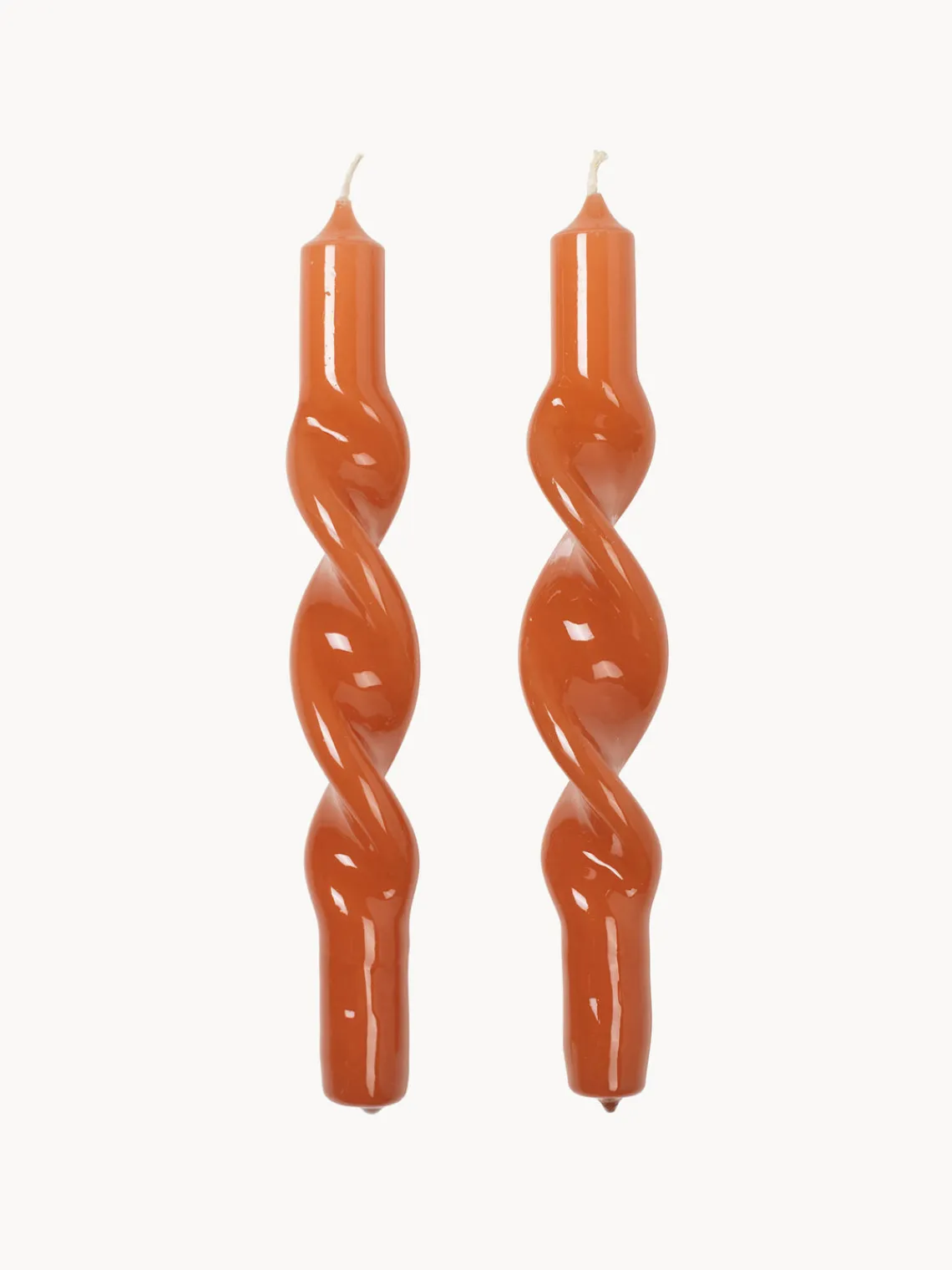 Sale Velas cónicas artesanales Twist, 2 uds. Velas Decorativas|Jarrones