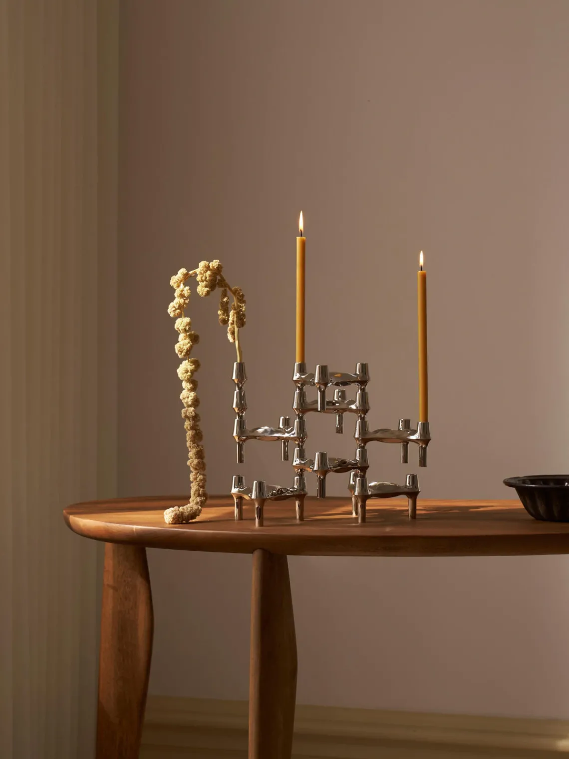 Velas Decorativas|Jarrones>STOFF Nagel Velas cónicas finas Eirik, 8 uds. Amarillo mostaza