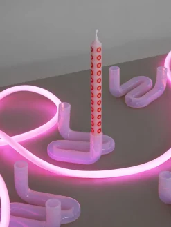 Outlet Velas cónicas Happy, 4 uds. Velas Decorativas|Jarrones