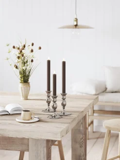 Velas cónicas LED artesanales Real Flame, 15 cm, 2 uds. Velas Led|Velas Decorativas