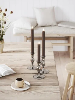 Velas cónicas LED artesanales Real Flame, 15 cm, 2 uds. Velas Led|Velas Decorativas