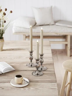 Clearance Velas cónicas LED artesanales Real Flame, 15 cm, 2 uds. Velas Led|Velas Decorativas