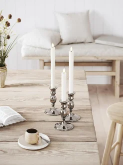 Velas cónicas LED artesanales Real Flame, 24 cm, 2 uds. Velas Led|Velas Decorativas