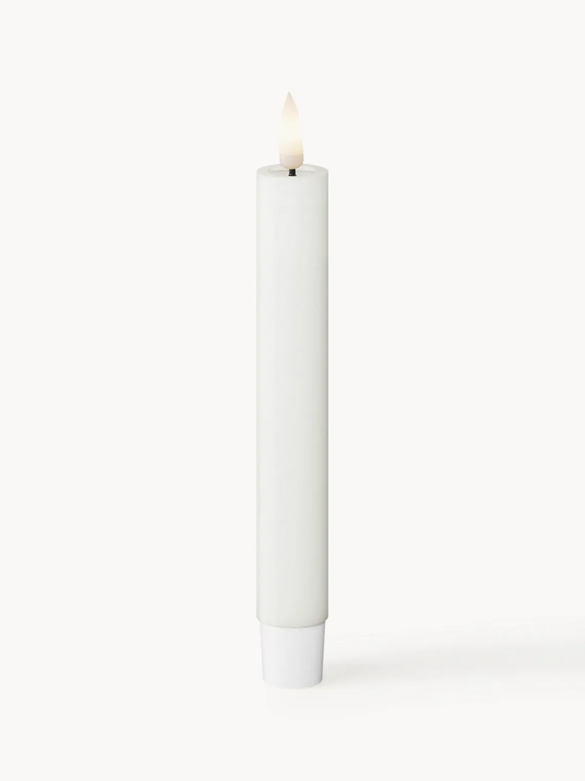 Clearance Velas cónicas LED artesanales Real Flame, 15 cm, 2 uds. Velas Led|Velas Decorativas