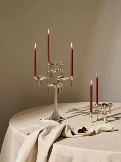 Velas Decorativas|Jarrones>STOFF Nagel Velas cónicas , 12 uds. Rojo vino