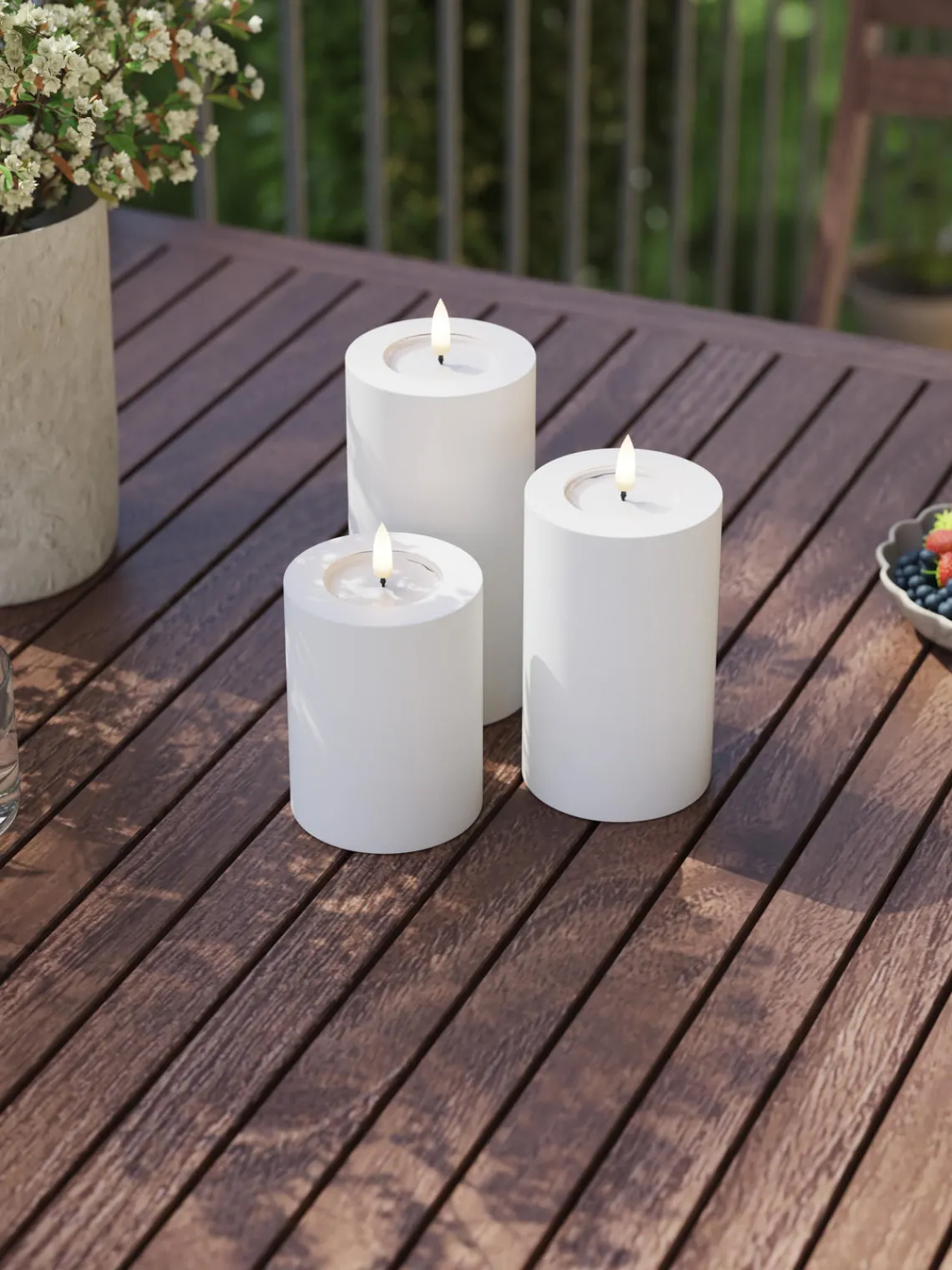 Hot Velas LED artesanales con mando a distancia Real Flame, 5 uds. Velas Led|Velas Decorativas