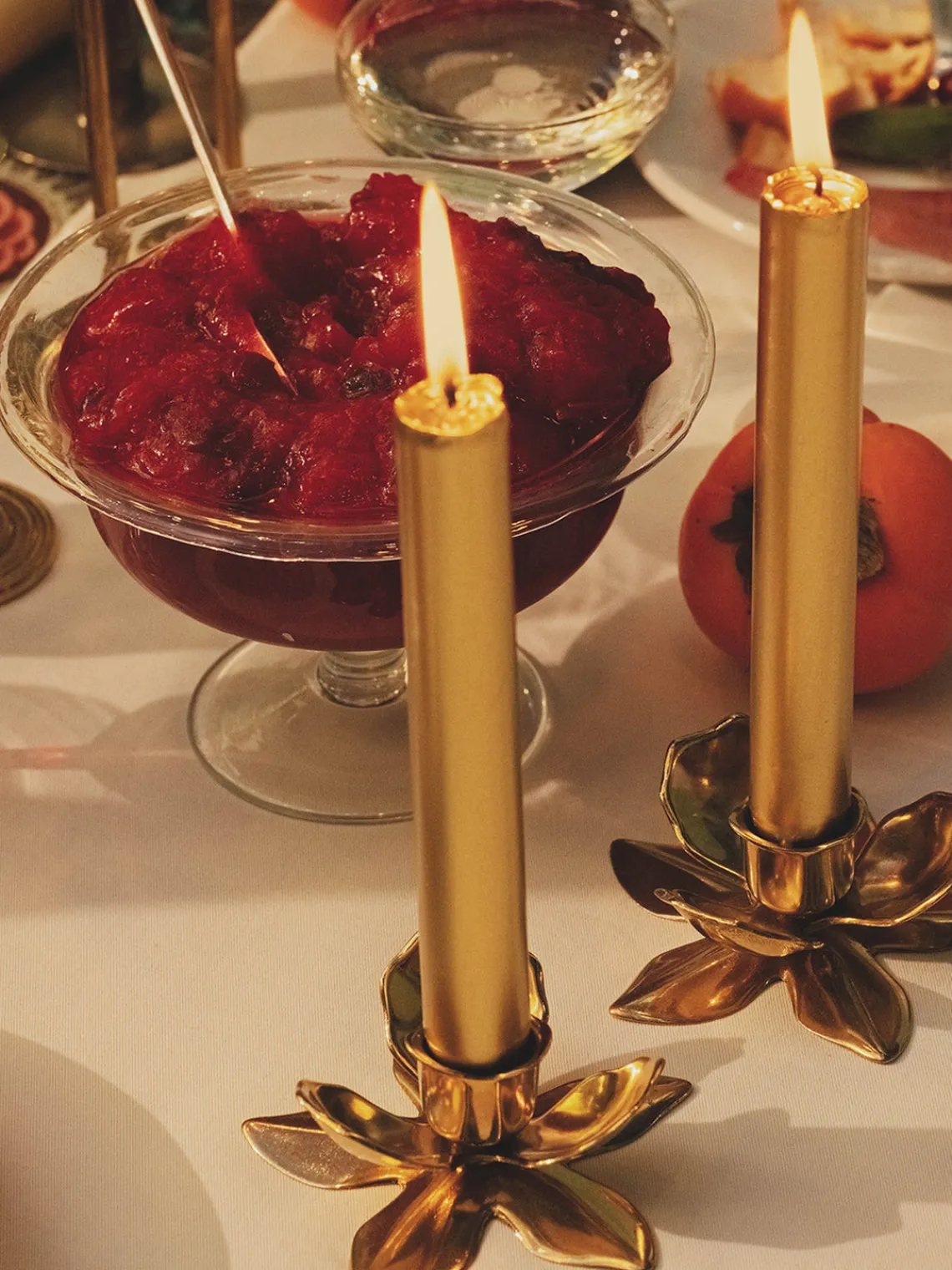 Velas Decorativas|Jarrones>Trudon Velas para cena artesanales Madeleine, 6 uds. Dorado