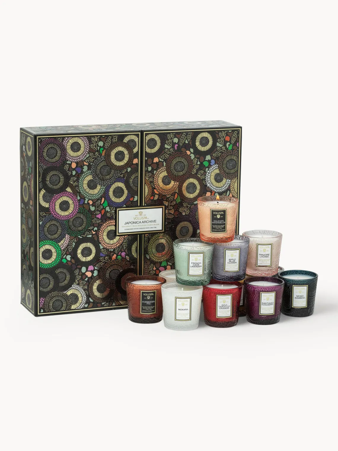 Velas Perfumadas|Jarrones>Voluspa Velas perfumadas artesanales Japonica Archive, 12 uds.