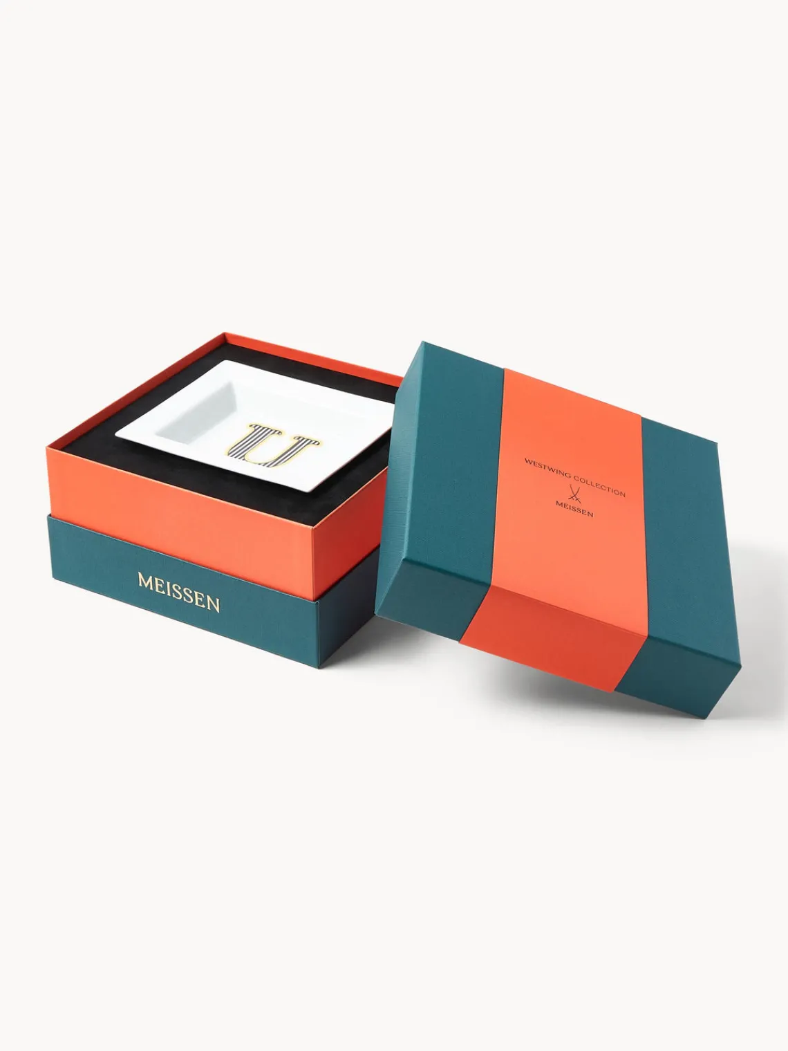 Hot Vide-poche decorativo artesanal con motivo x MEISSEN Bandejas Decorativas|Jarrones