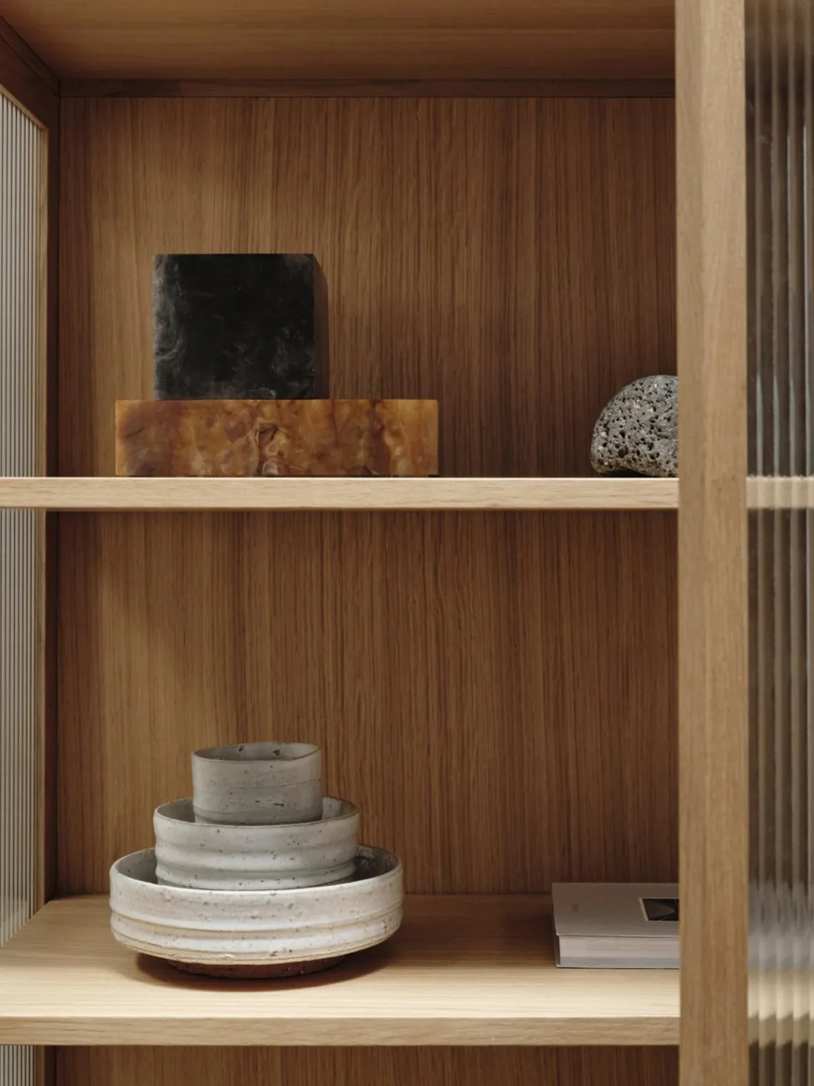 New Vitrina con vidrio acanalado Reed Vitrinas|Vitrinas