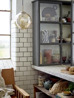 Vitrinas|Vitrinas>Bloomingville Vitrina de madera de abeto Tone