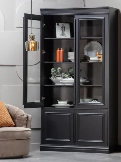 Hot Vitrina de madera de roble Organize Vitrinas|Vitrinas