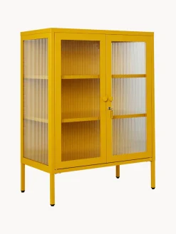 Outlet Vitrina de metal con cristal acanalado The Mixer Vitrinas|Vitrinas