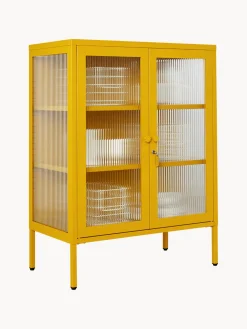 Outlet Vitrina de metal con cristal acanalado The Mixer Vitrinas|Vitrinas