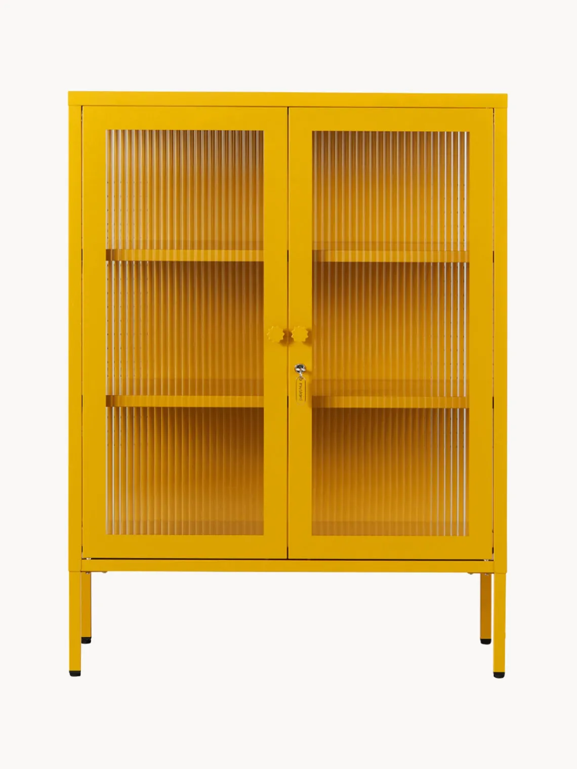 Outlet Vitrina de metal con cristal acanalado The Mixer Vitrinas|Vitrinas