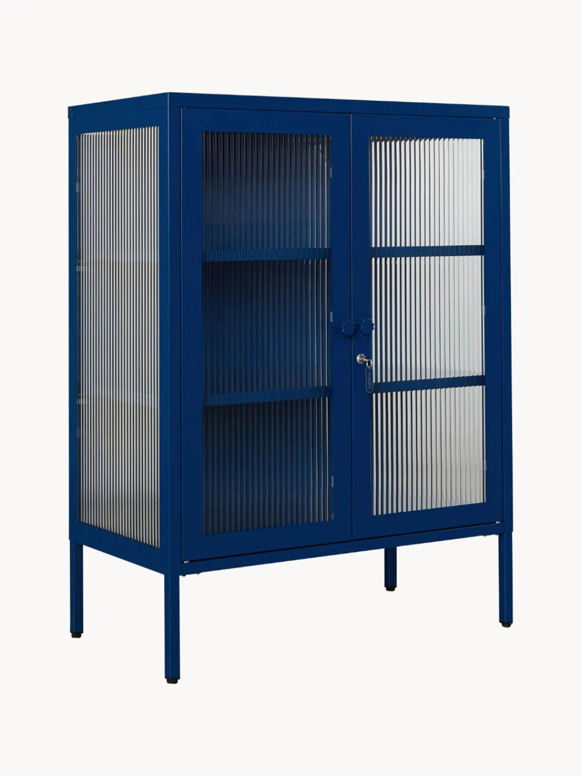 Online Vitrina de metal con cristal acanalado The Mixer Vitrinas|Vitrinas