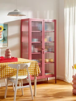 Hot Vitrina de metal con cristal acanalado The Collector Vitrinas|Vitrinas