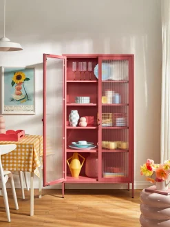 Hot Vitrina de metal con cristal acanalado The Collector Vitrinas|Vitrinas