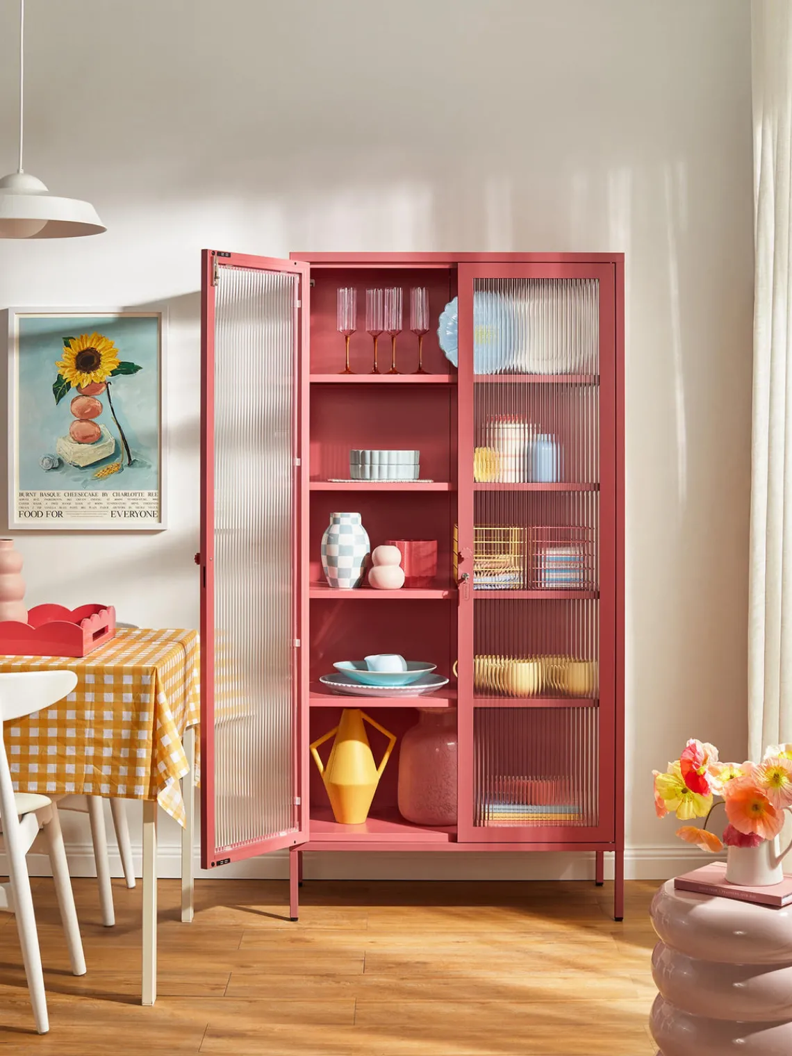 Hot Vitrina de metal con cristal acanalado The Collector Vitrinas|Vitrinas