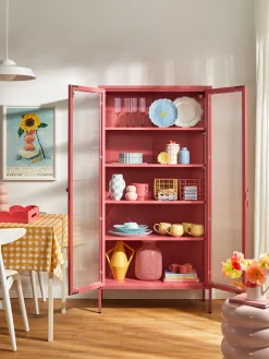 Hot Vitrina de metal con cristal acanalado The Collector Vitrinas|Vitrinas