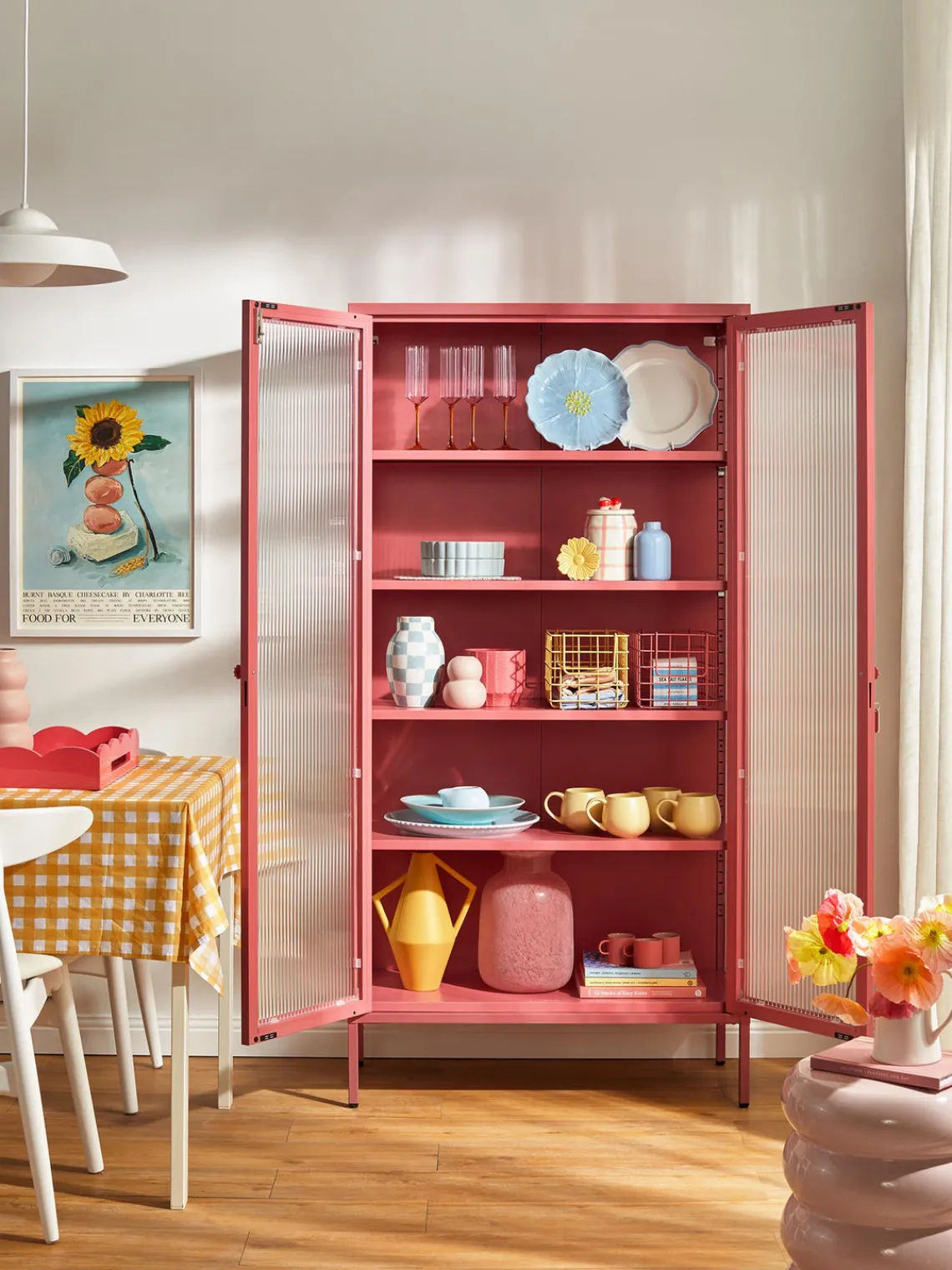 Hot Vitrina de metal con cristal acanalado The Collector Vitrinas|Vitrinas