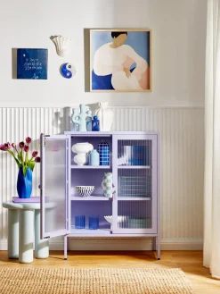 Best Vitrina de metal con cristal acanalado The Mixer Vitrinas|Vitrinas