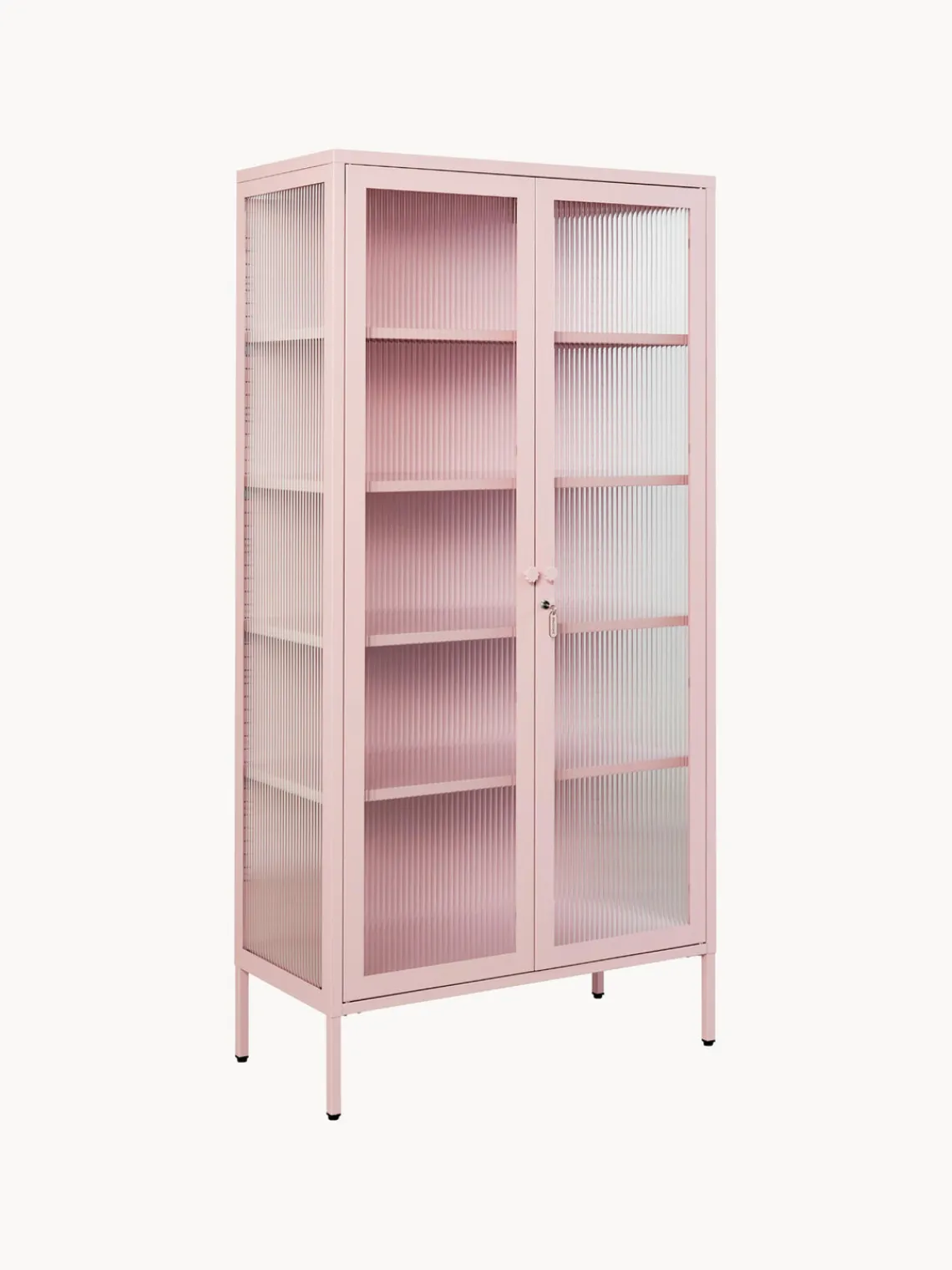 Sale Vitrina de metal con cristal acanalado The Collector Vitrinas|Vitrinas