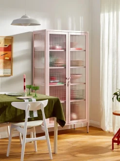 Sale Vitrina de metal con cristal acanalado The Collector Vitrinas|Vitrinas