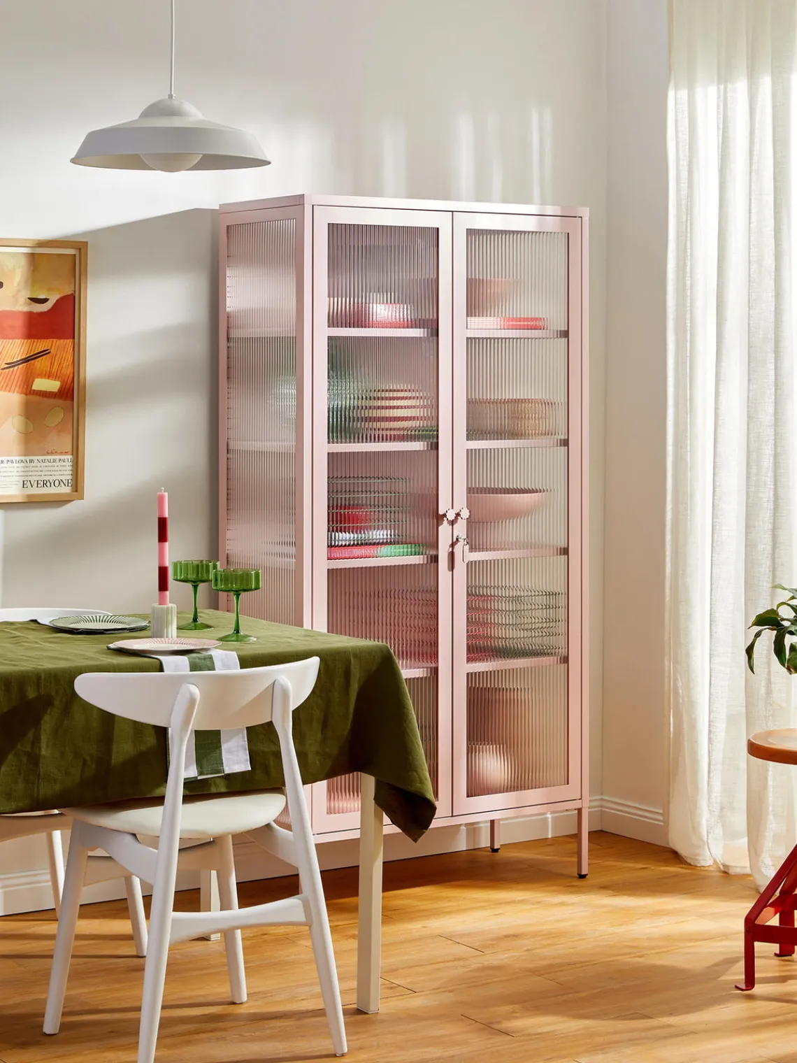 Sale Vitrina de metal con cristal acanalado The Collector Vitrinas|Vitrinas