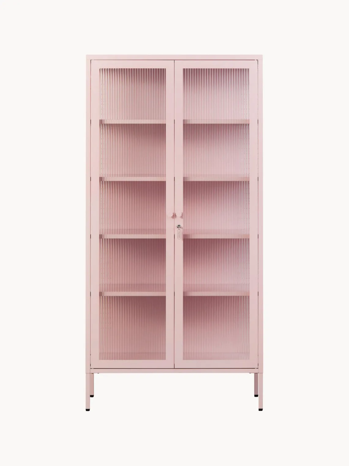 Sale Vitrina de metal con cristal acanalado The Collector Vitrinas|Vitrinas