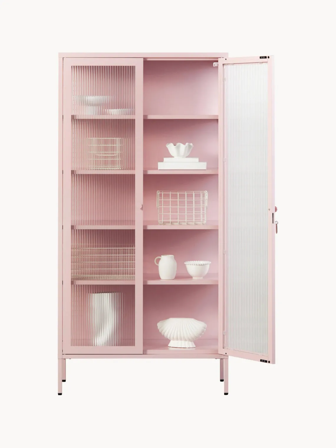 Sale Vitrina de metal con cristal acanalado The Collector Vitrinas|Vitrinas