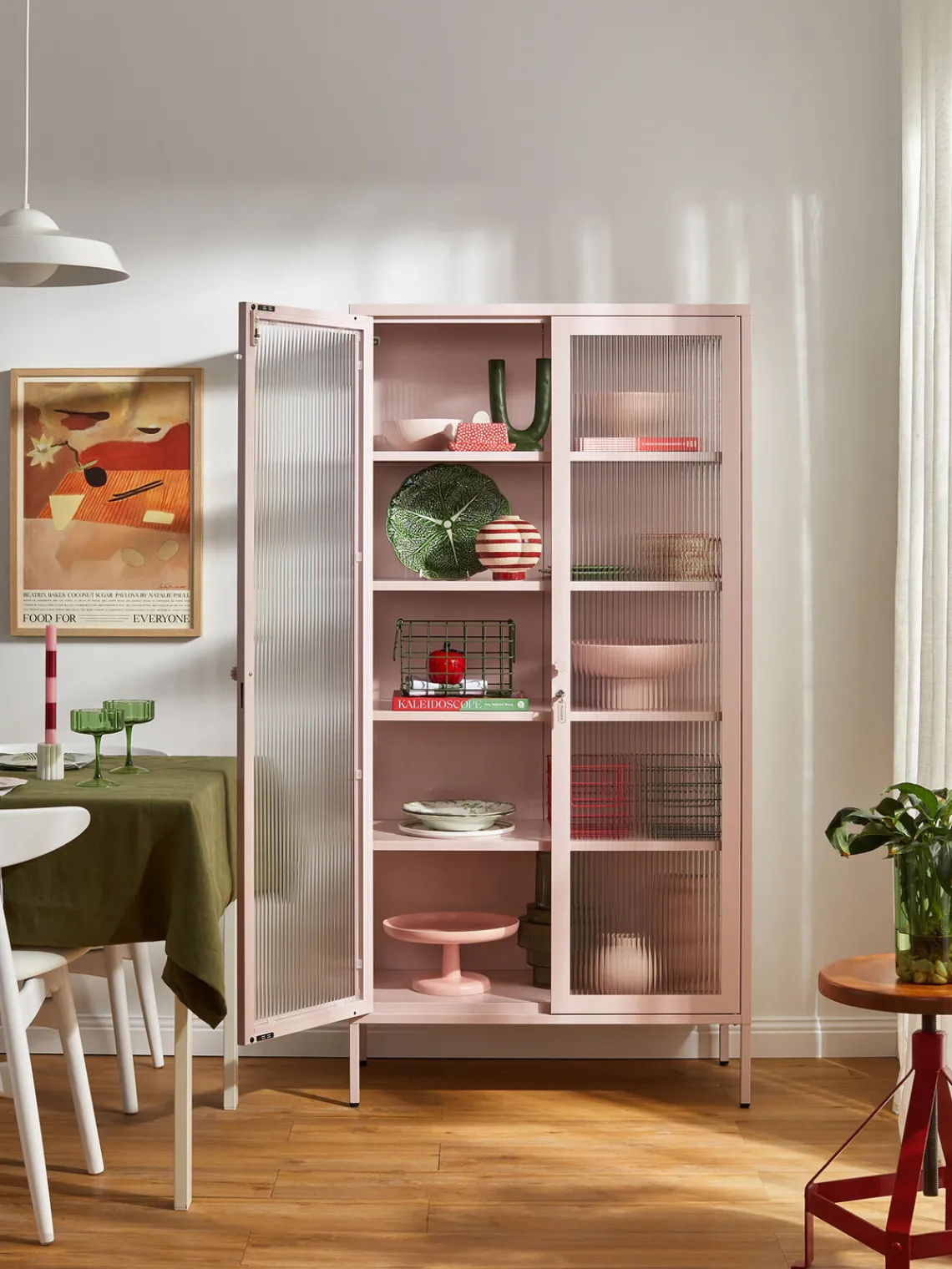 Sale Vitrina de metal con cristal acanalado The Collector Vitrinas|Vitrinas