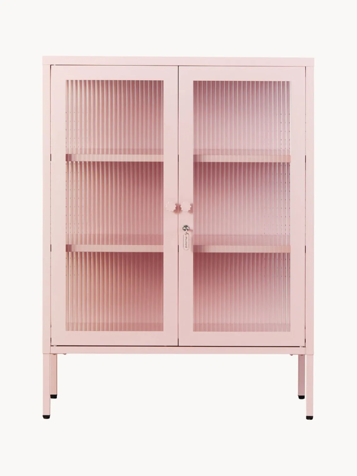 Sale Vitrina de metal con cristal acanalado The Mixer Vitrinas|Vitrinas