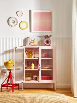 Sale Vitrina de metal con cristal acanalado The Mixer Vitrinas|Vitrinas