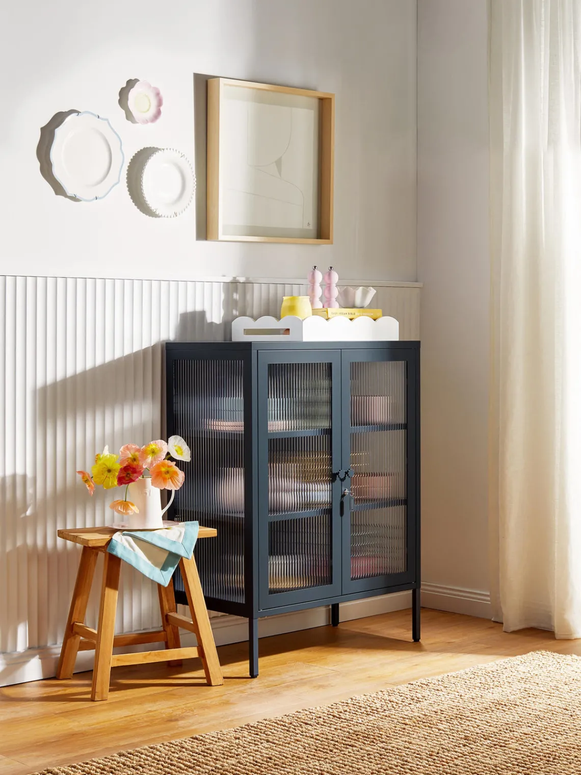 Best Vitrina de metal con cristal acanalado The Mixer Vitrinas|Vitrinas