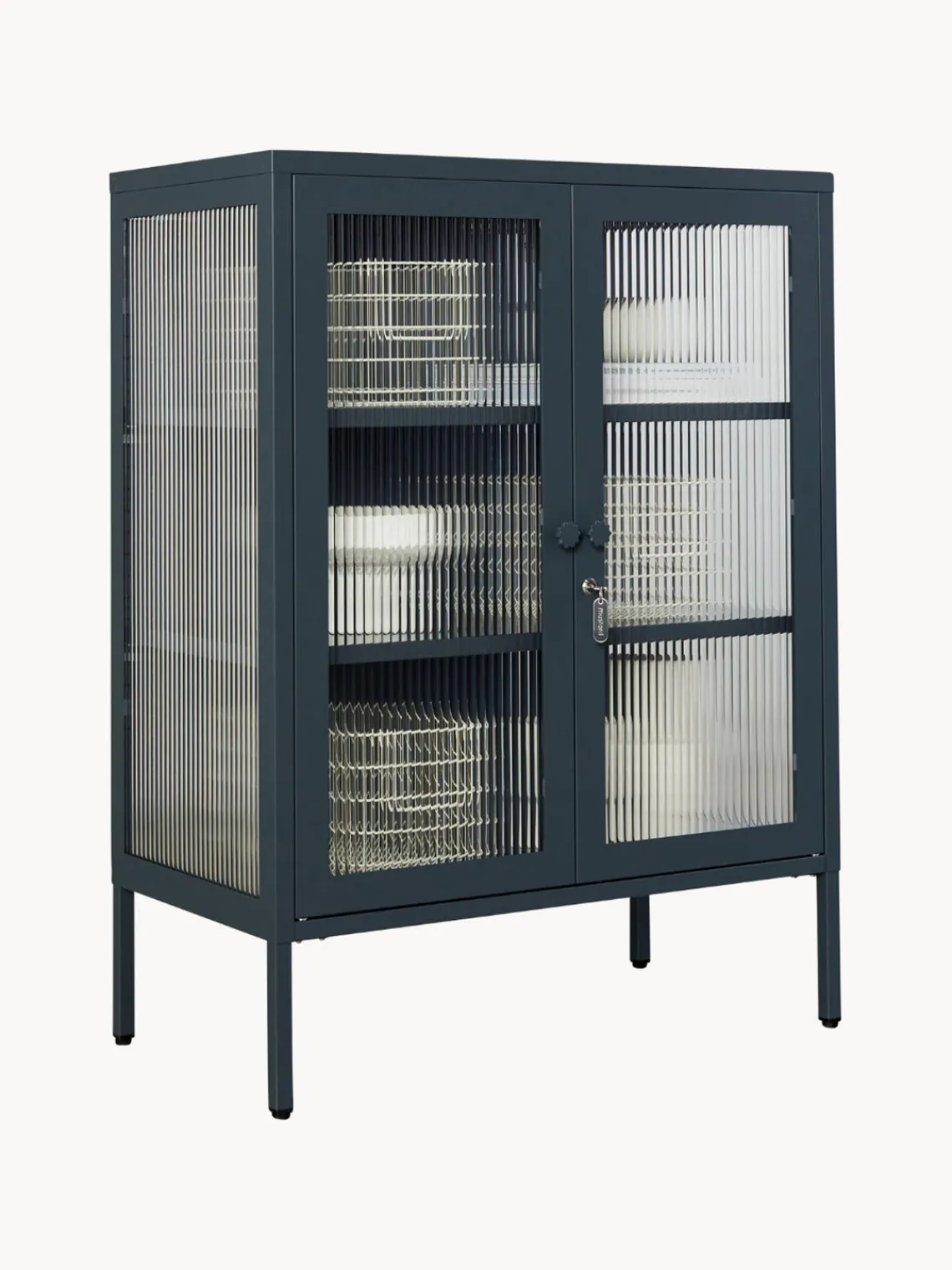 Best Vitrina de metal con cristal acanalado The Mixer Vitrinas|Vitrinas