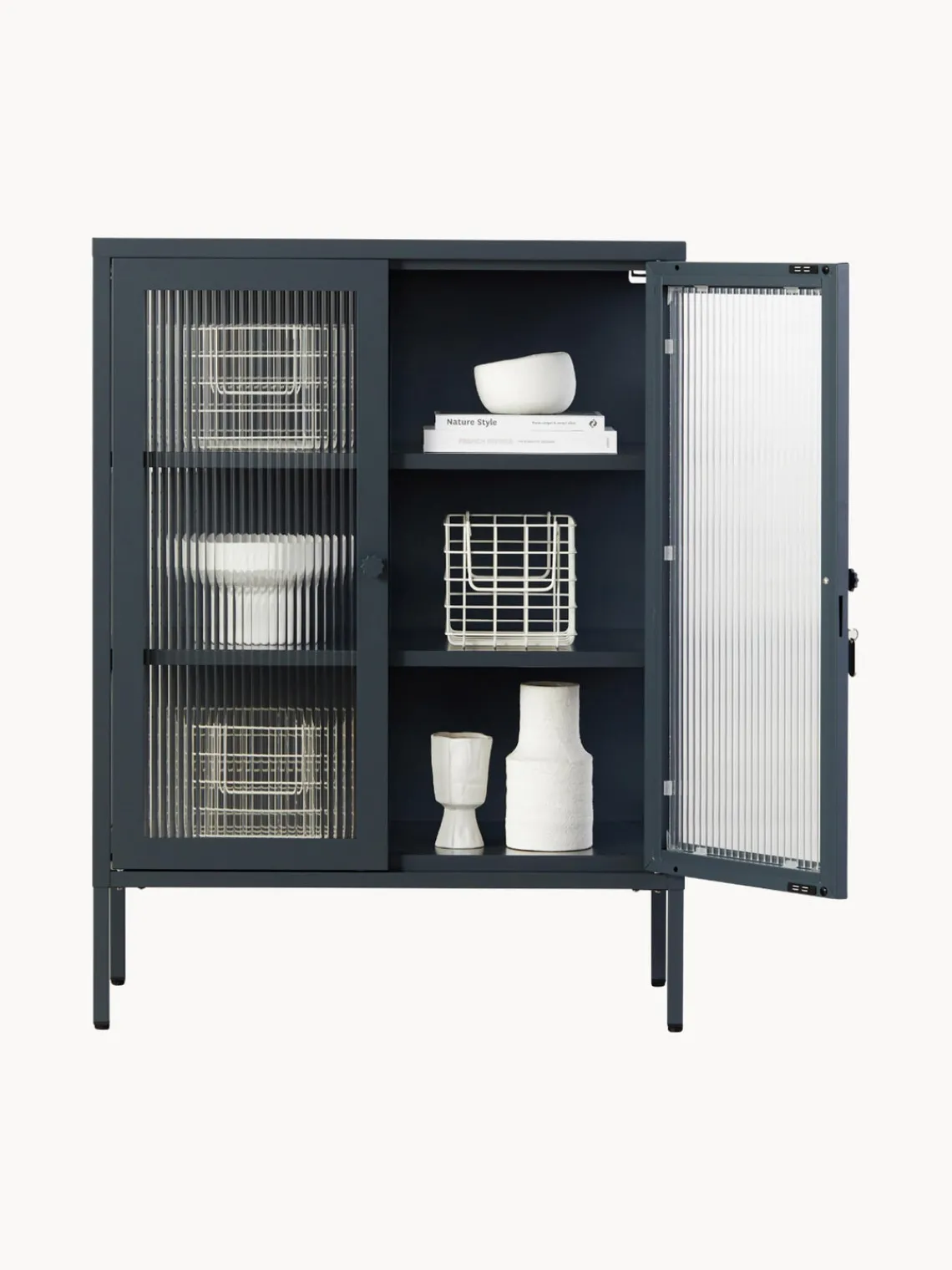 Best Vitrina de metal con cristal acanalado The Mixer Vitrinas|Vitrinas