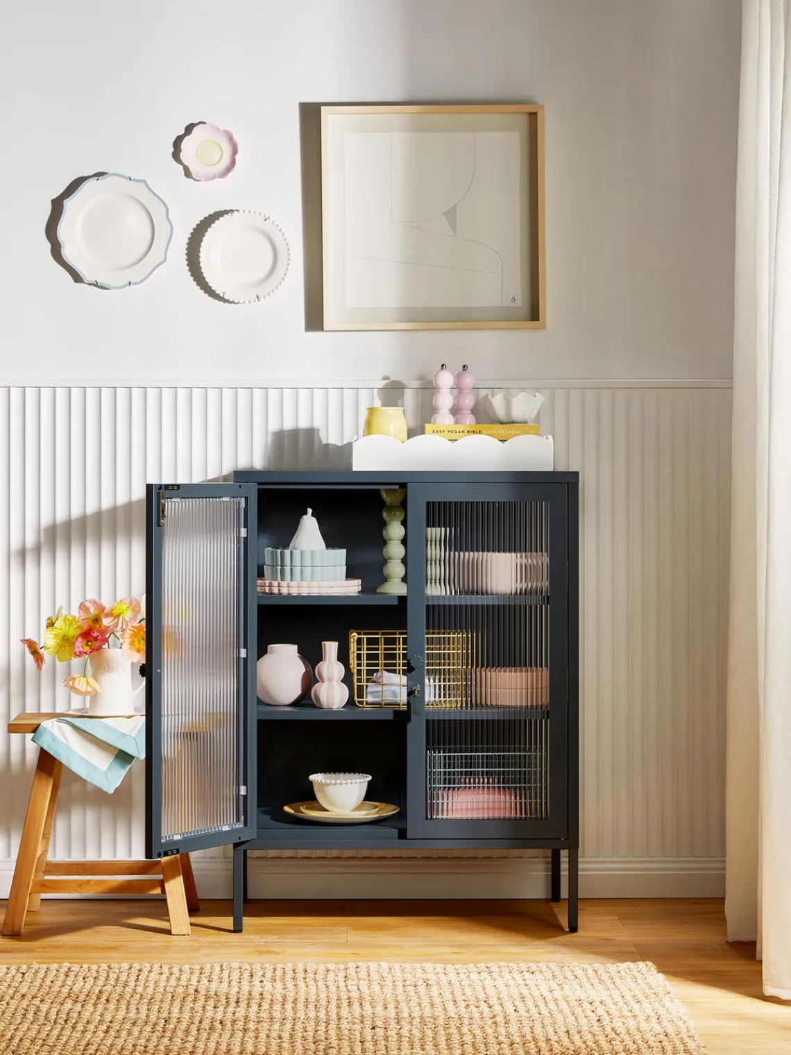 Best Vitrina de metal con cristal acanalado The Mixer Vitrinas|Vitrinas