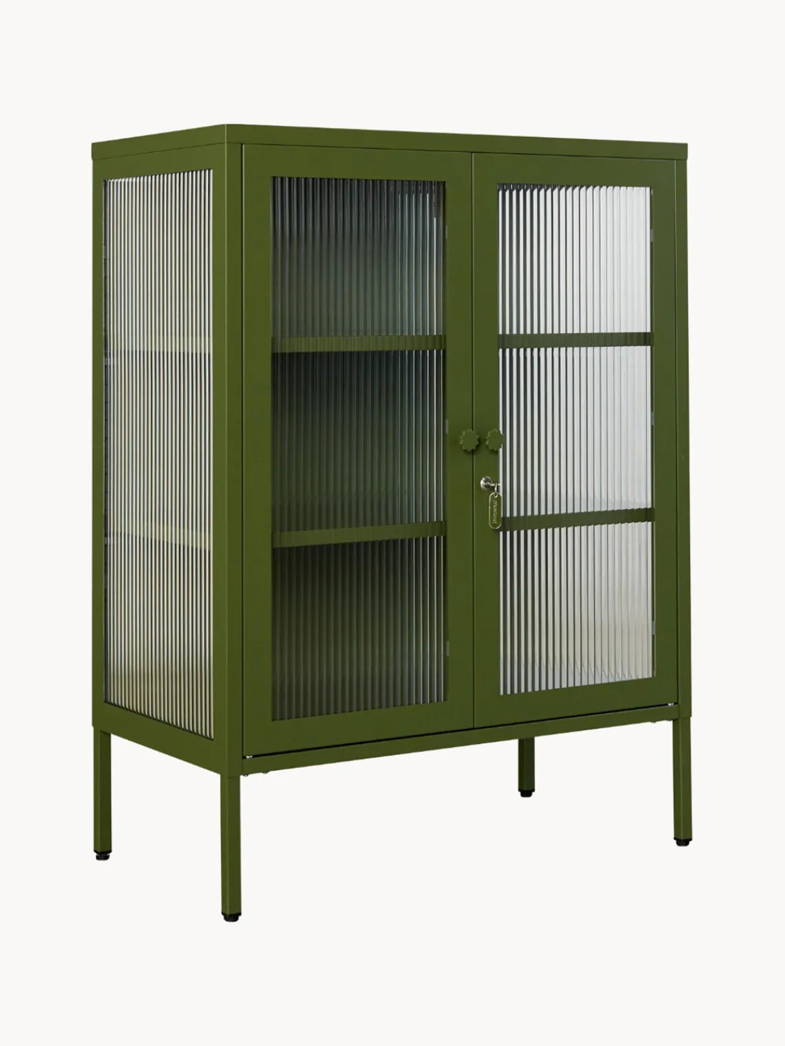 Sale Vitrina de metal con cristal acanalado The Mixer Vitrinas|Vitrinas