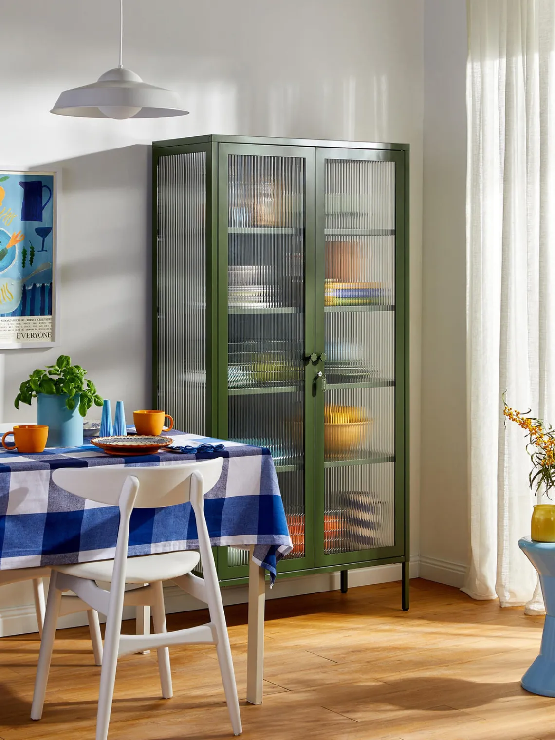 Hot Vitrina de metal con cristal acanalado The Collector Vitrinas|Vitrinas